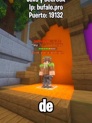 A post by @corvii_ff on TikTok caption: DÍA 389 a ver quién tiene mi skin en mi servidor de MINECRAFT🦬❤️ #GamerEnTiktok #parati #corvii
