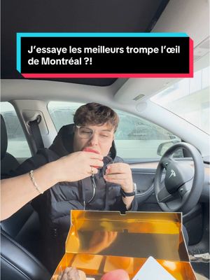 A post by @olisneak on TikTok caption: J’essaye les trompe l’œil de Montréal #review #trompeloeil #gateau #qc #olisneak @BaklaEats 