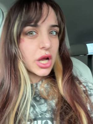 A post by @angeltantillo on TikTok caption: One more hair transition for yall 😚  Stylist: @ acurlandream_ on IG  #hair #hairtransition #denverhair #denver #denvercolorado #denverinfluencer #denvercontentcreator #alt #alternative #tatted #viral  