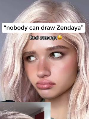 A post by @juliagisella on TikTok caption: Replying to @juliagisella bruh why is it impossible 😭✋ i‘ll give uppp… #art #drawing #zendaya 