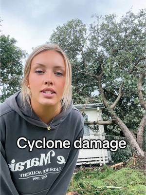 A post by @chloe_dillon on TikTok caption: Driving around Gold Coast to see the damage from the cyclone! Hope everyone is ok❤️  #cyclone #australia #cyclonealfred #storm 