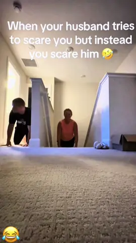 A post by @scare.prank.usa6 on TikTok caption: 😂#scareprank #jumpscare #funny #scarecam #funnymoments #fails #fypシ #funnyprankvideos #foryour #prank #trend #foryoupage #hahaha 