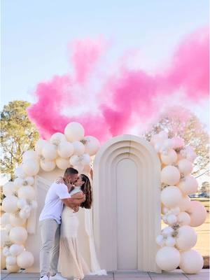 A post by @demitebow on TikTok caption: Our gender reveal of Baby Tebow to our friends and @Tim Tebow Foundation family! Feeling so grateful for our village in Jacksonville — so many seasoned moms and dads in this crew that we look up to and seek wisdom from. Thank you everyone for the love and support on our journey so far! 🫶🏼🩷 @Tim Tebow 