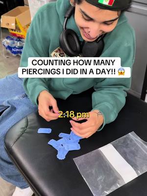 A post by @axtrig on TikTok caption: DO I TAKE WORLD RECORD OF PIERCINGS IN ONE DAY?! 😈 #fyp #foryoupage #foryou #piercingtok #piercingsoftiktok #piercingtiktok 
