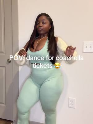 A post by @shantellee118 on TikTok caption: I will be dancing @coachella soon🤞🏾#fyp #ftp #trending  #coachella 
