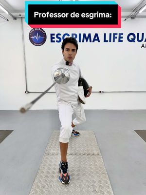A post by @marcotuliodavi on TikTok caption: Já conhece a esgrima? 😂