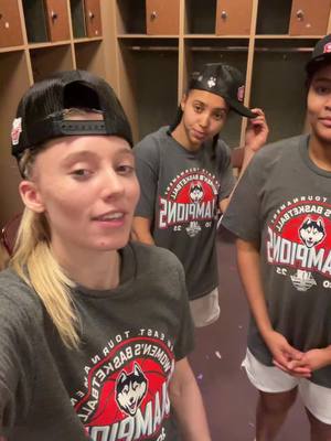A post by @paigebueckers on TikTok caption: Last year of the tradition🥲 #uconn #dance #basketball #yay #notanad