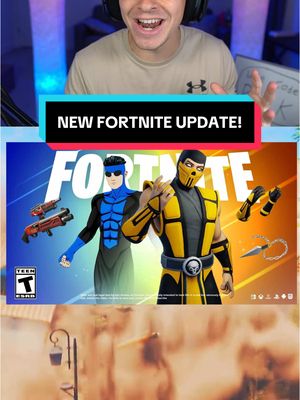 A post by @packapuncheryt on TikTok caption: NEW FORTNITE v34.10 UPDATE! 😱🔥 #fortnite #fortniteclips #fortnitenews #Gaming #live 
