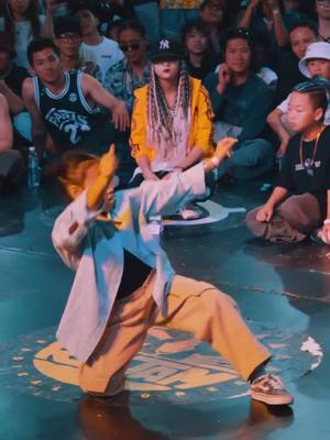 A post by @globaldancesupreme on TikTok caption: Throwback to this amazing performance by Miyu 🔥at #radikalforzejam #freestyle #battle  🎥@Stance 