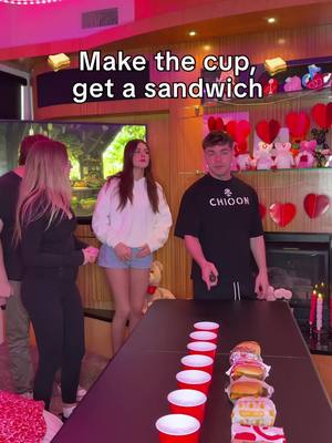 A post by @austinsprinz on TikTok caption: Make The Cup Get The Sandwitch