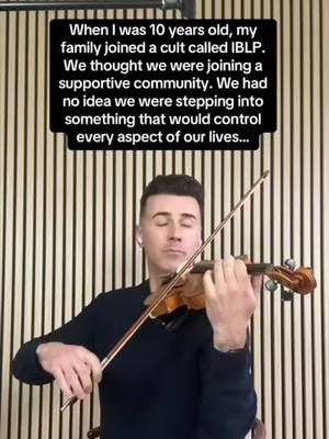 A post by @matthewandpaul on TikTok caption: 🎻 #cultsurvivor 