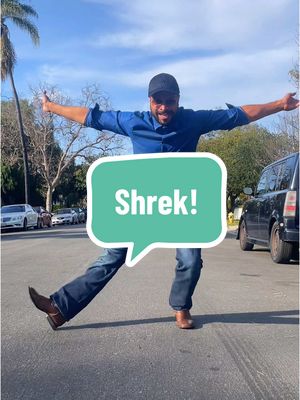 A post by @ on TikTok caption: The shrek 4 dance! Can we get them to change the animation style for Shrek 5 like with Sonic????? #shrek #shrek4 #shrek5 #shrekdance #shakeyourgroovething #shakeyourgroovethang 