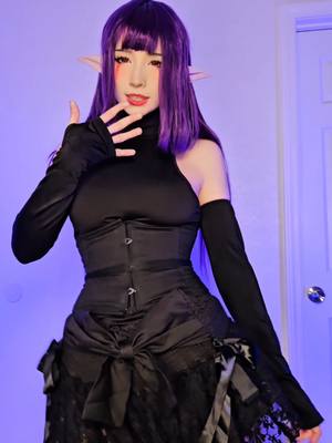 A post by @skye0v0summers on TikTok caption: Esil dance #sololeveling #esilradirucosplay #esil #cosplay #fyp 