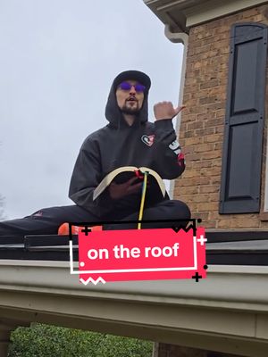 A post by @funnelvision on TikTok caption: When the roof sounds like a better option...🤣 Proverbs 25:24 - 'Better to live on the roof than with a nagging wife.' #proverbs #bible #christiantok