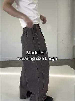 A post by @channell.97 on TikTok caption: Very limited amounts of this colorway dropping March 13th 11am pst #outfitinspo #baggyjeans 