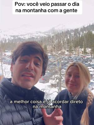 A post by @mubizelli on TikTok caption: Você veio passa um dia com a gente em Palisades Tahoe, um dos maiores resorts de ski da América do Norte! E de quebra ainda ficou hospedado no The Village at palisades no coração da vila!! E ai qual o próximo lugar que vamos juntos?