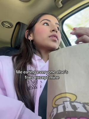 A post by @krissleos on TikTok caption: It’s a snack in the car before my meal 👹 #real #relatable #hungry #mcdonalds #fypシ゚viral #foryoupage #fyp #fypシ 