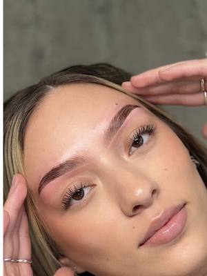 A post by @browsxzoey on TikTok caption: Her first brow lami ❤️‍🔥😮‍💨 #browartist #brows #browwaxing #browtraining #browshaping #beautyindustry #browlamination 