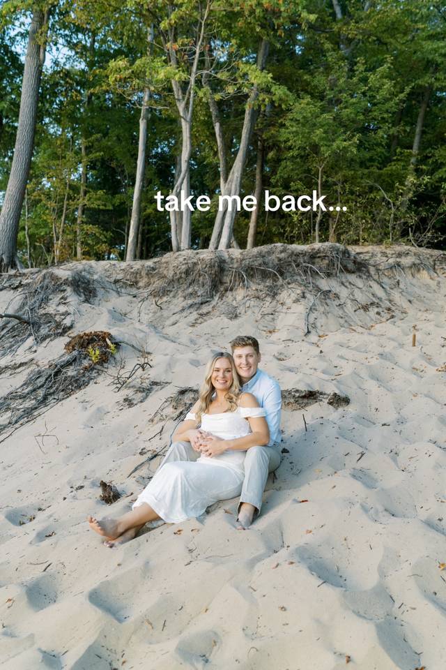 A post by @lizbembas on TikTok caption: little 16 year old me had no idea he is the love of my life 🥹❤️ #couple #engaged #highschoolsweethearts 