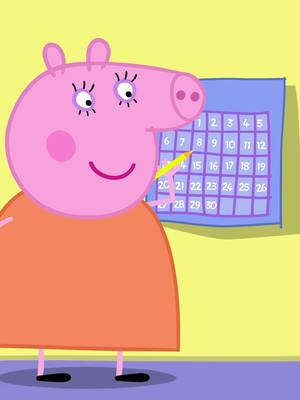 A post by @peppapig on TikTok caption: Reminiscing on the last holiday with Mummy and Daddy Pig☀️❤️🍼 #expectingpigchanges #peppapig #mummypig 