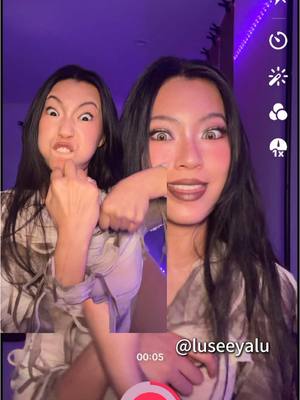 A post by @luseeyalu on TikTok caption: Aggressive transition hahaha  Makeup  Foundation: @Rare Beauty  Eyeshadow: @ColourPop Cosmetics  Contour @kenny-beauty  Lips @NYX Professional Makeup  Blush @FlowerKnows 花知曉 
