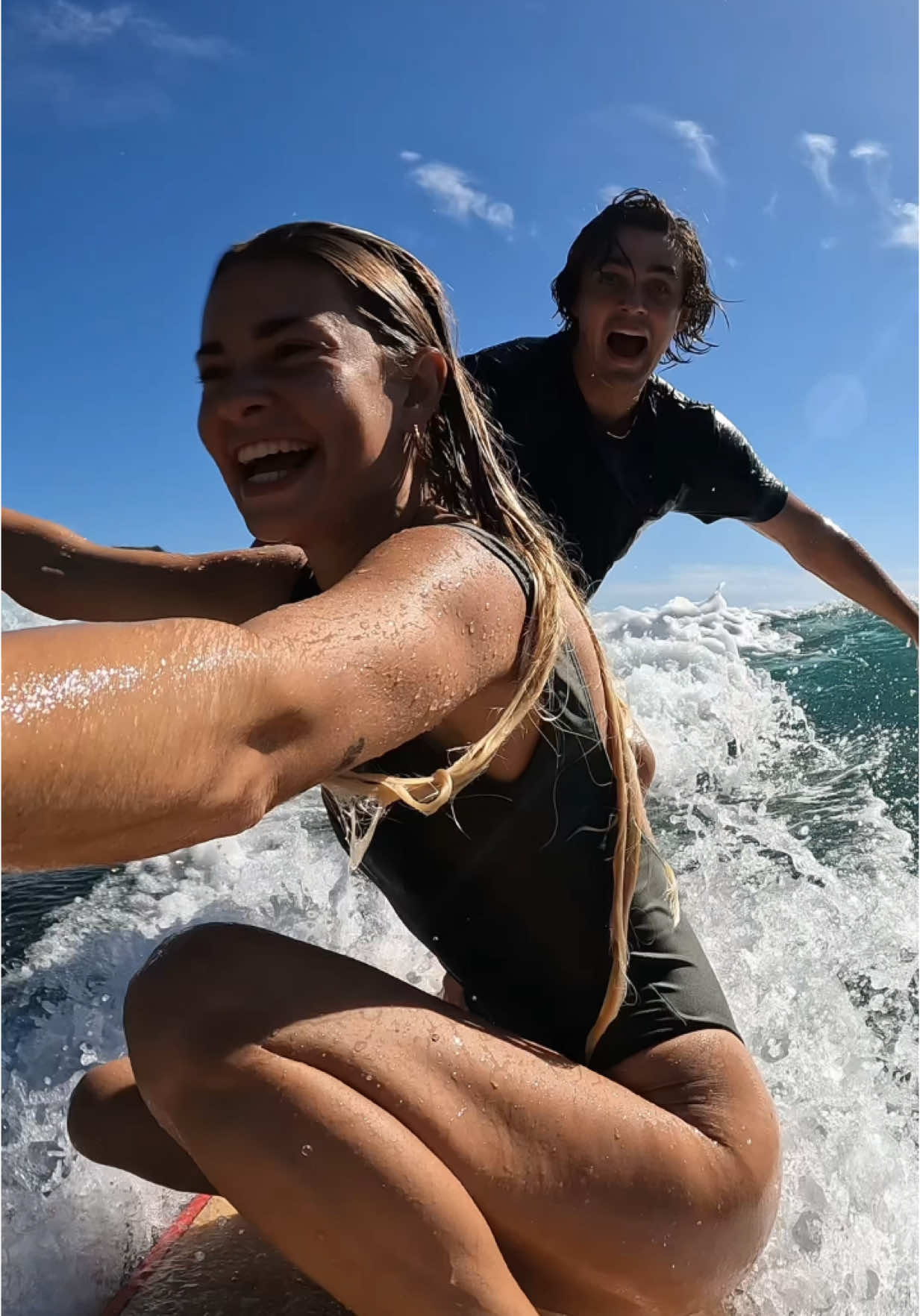 A post by @lolowbatt on TikTok caption: The ocean: our playground 