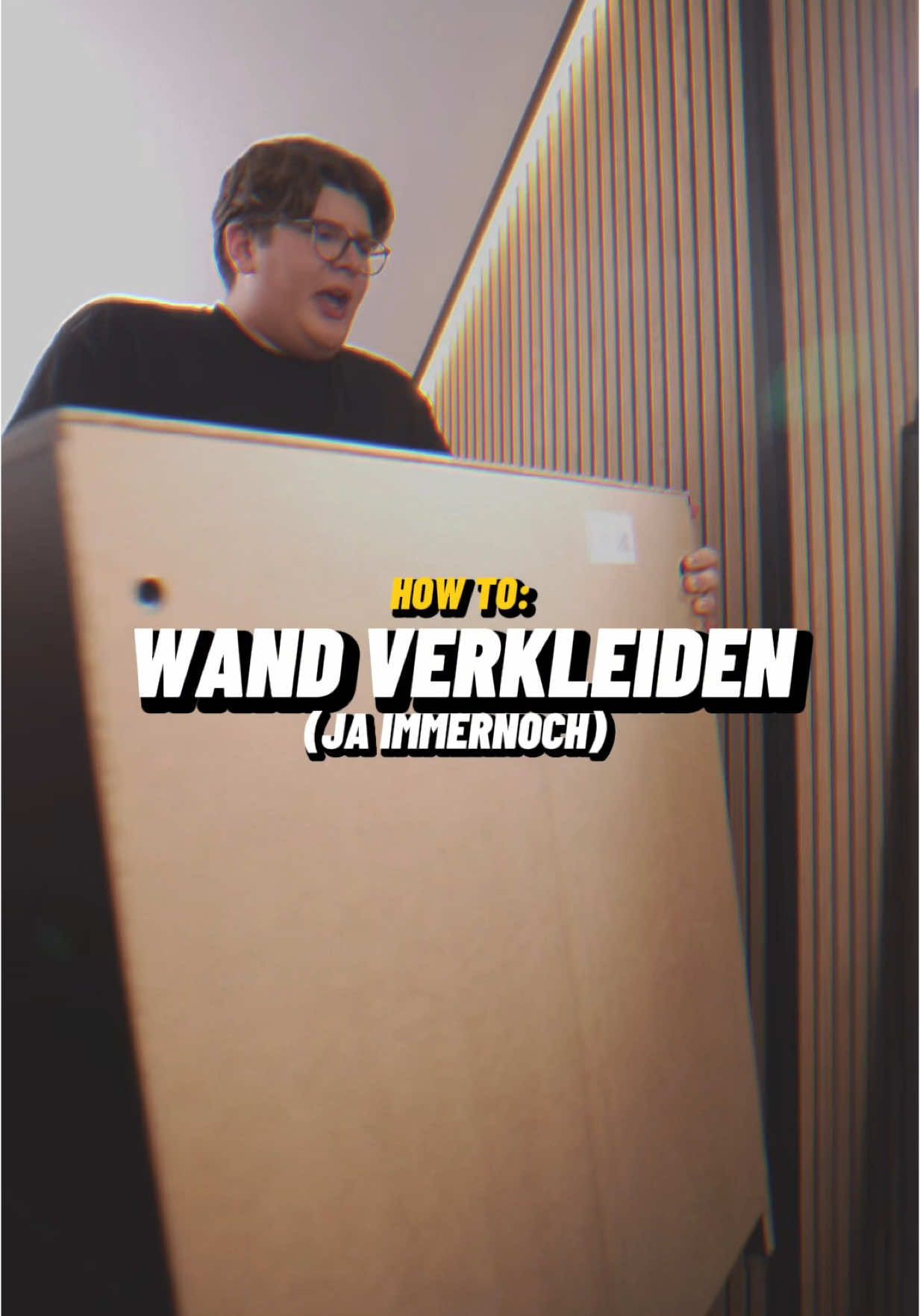 A post by @beac_basti on TikTok caption: Was schätzt ihr wie lange ich noch brauche❓ Ich geb mir 2 Jahre. #howto #einbauschrank #schrank #akustikpaneele #trockenbauwand #beac_basti #ikeahack #vlog #profi