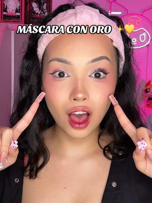 A post by @abigelic on TikTok caption: ¿Mascara que contiene ORO de 24K? 😱💛 @SHEGLAM #sheglam #sheglammascara #sheglamallinone #sheglam24Kmascara