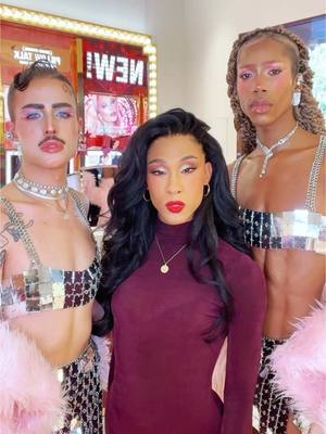A post by @rjchumbley on TikTok caption: When the BTS is just as good as the final take! 🥰💖🫶🏻🫶🏿✨ @Michaela Jaé @Charlotte Tilbury #fashion #makeup #bts #blooper #outtakes ##fypシ