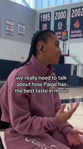 A post by @paigebueckers on TikTok caption: Louder for the people in the back @Azzi Fudd @Bose 