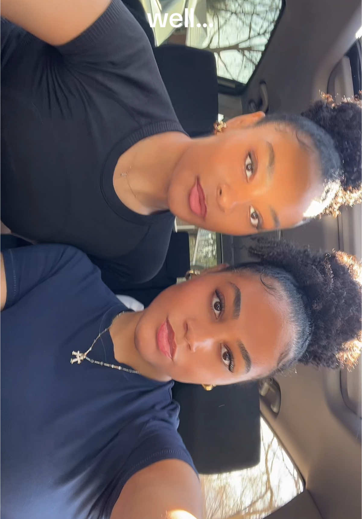 A post by @jordanandjoelle on TikTok caption: double trouble #fyp #sister #twins