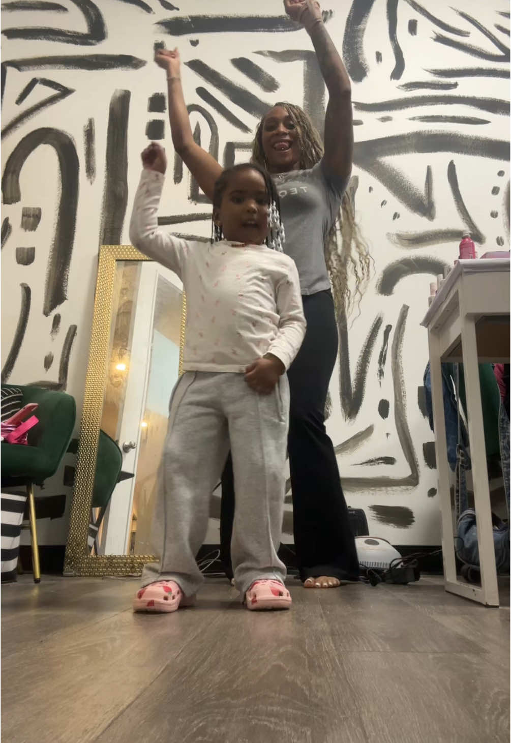 A post by @sheilamariahf on TikTok caption: Love when Marz makes a special appearance at my appointments 🤣🥰  @JT | Influencer 