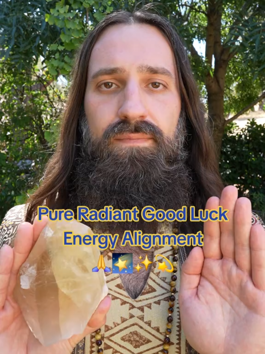 A post by @healingandbeyond on TikTok caption: ✨️Pure Radiant Good Luck Energy Alignment | ASMR REIKI》 #asmr #asmrsounds #asmrvideo #energyhealing #reiki #healing #goodluck 
