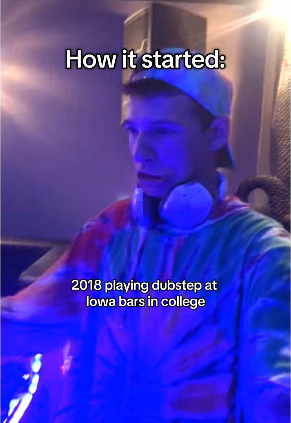 A post by @levitymusic on TikTok caption: How it started vs. how it’s going ❤️ follow your dreams and never give up! Thank you to everyone that’s supported us along the way!!  Songs: First vid: was so long ago I can’t even find it, if anyone knows let us know please! Second vid: Levity - Postman #edm #dubstep #bassmusic #ElectronicMusic 