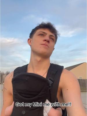 A post by @itzcadenhall on TikTok caption: My mini me!!