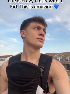 A post by @itzcadenhall on TikTok caption: I’m so blessed #dadtiktok #teenparents #teendad 