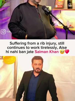 A post by @filmymantra on TikTok caption: Salman Bhai did the entire shooting of Sikandar in pain he lost his close friend baba siddique and we are still complaining about his weight, Sikandar songs are not good, he is getting old, he could not deliver the dialogues, Sikandar movie will be disaster and what not we should be ashamed of ourselves 💔 Follow Filmymantra for more • • • • #salmankhan #salmankhanno1worldwide #salmankhanfans #salmankhanmerijaan #salmankhanmemes #pain #podcast #viralreels #explorepage #exploremore #trendingreels #goodvibes #instagramreels #instagood #viralreels #filmymantra #beinghuman 