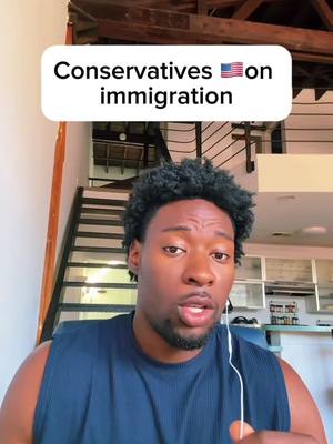 A post by @doss.discourse on TikTok caption: Conservatives on immigration😂😂😂😂😂