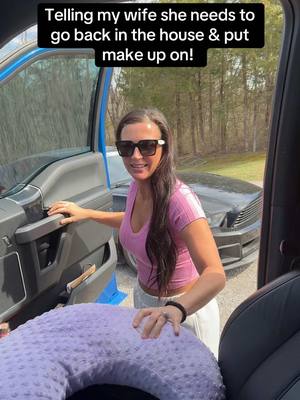 A post by @brandy_billy on TikTok caption: I don’t think she took it well! 😳😬#justjoking #nomakeup #scary #couplespranks #bblrecovery 