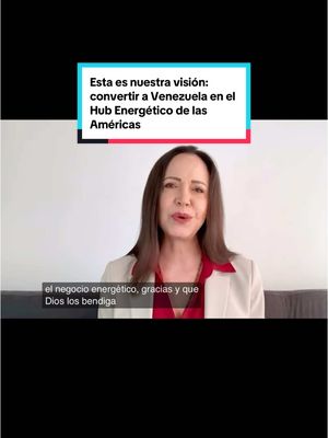A post by @mariacorinaya_ on TikTok caption: Esta es nuestra visión: convertir a Venezuela en el Hub Energético de las Américas. Con reglas claras y condiciones hipercompetitivas, atraeremos enormes inversiones para impulsar un país próspero y garantizar la seguridad energética del hemisferio. ¡Venezuela está de vuelta en el negocio de energía! This is our vision: to make Venezuela the Energy Hub of the Americas. With clear rules and hyper-competitive conditions, we will attract massive investments to build a prosperous country and ensure the hemisphere’s energy security. Venezuela is back in the energy business! #CERAWeek2025