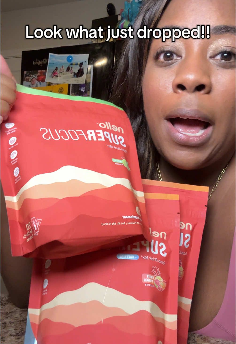 A post by @breecoolmom on TikTok caption: Nello just dropped a new product to help with energy , it does contain caffeine! #nello #nellosuperfocus #lionsmane #energy #NelloNewArrivals personally opinion 