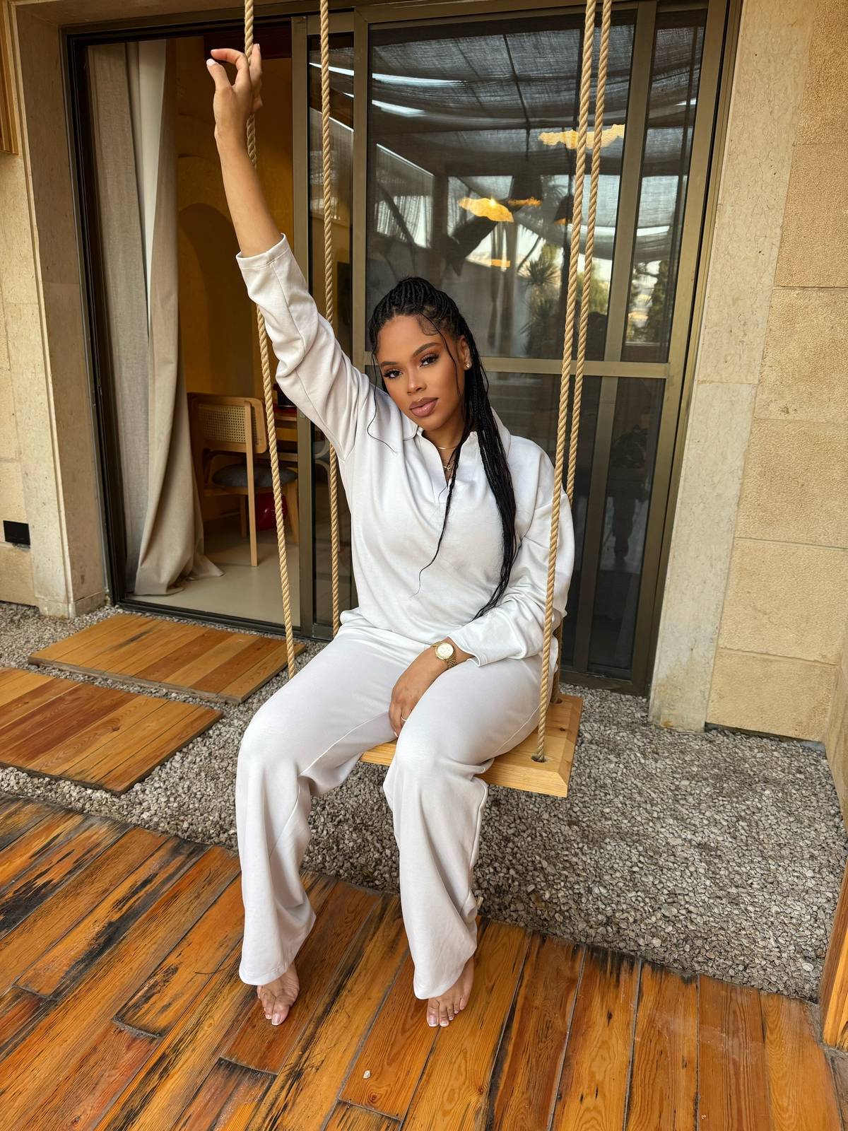 A post by @_gorgeousmarieh on TikTok caption: Spent my birthday in the most relaxing, beautiful way. Grateful for God’s favor over my life. Looking forward to this new chapter 💕 @serabresidencia