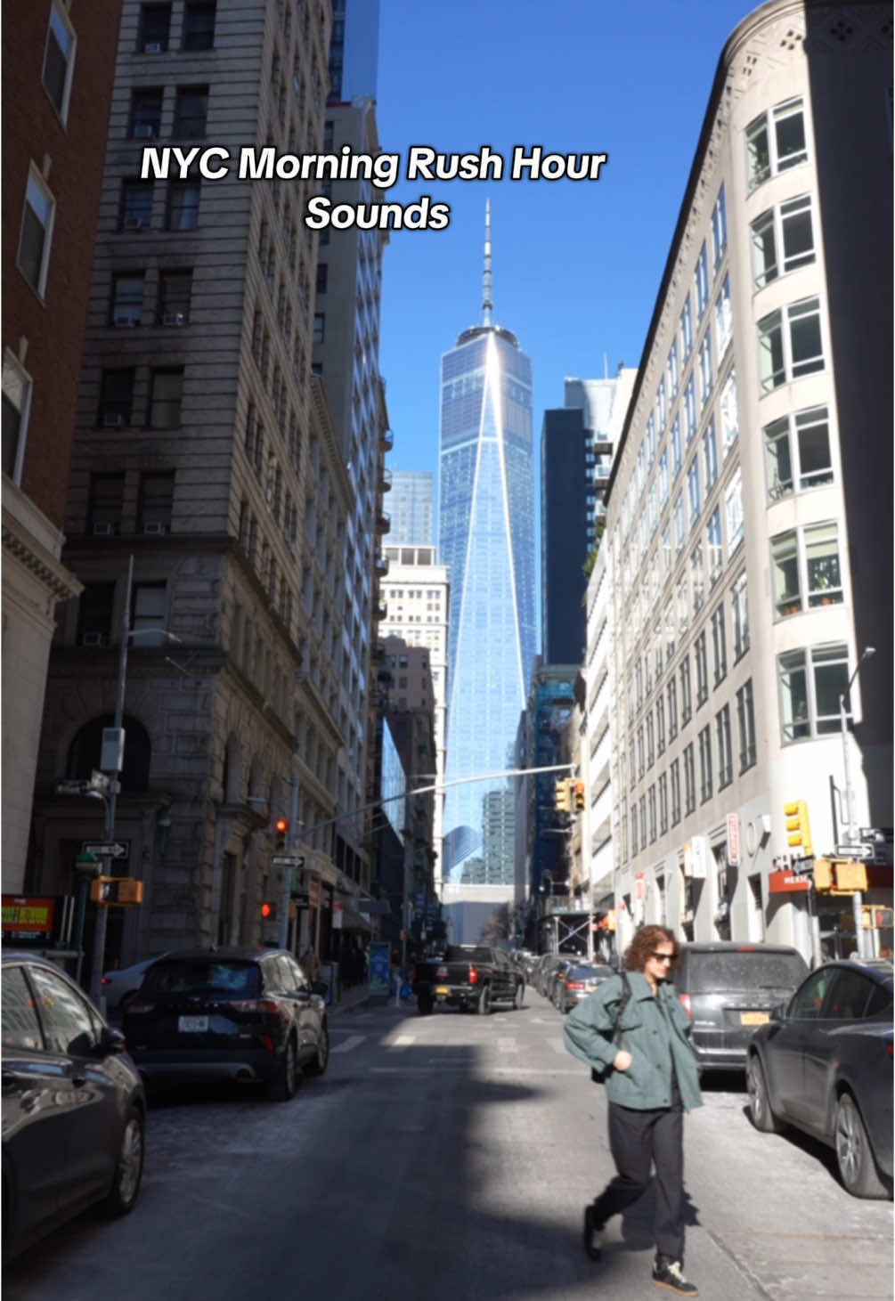 A post by @anantchoxi on TikTok caption: New York City morning rush hour sounds. Good morning from NYC! Commuting in NYC is chaotic but also really energizing. I captured all the chaos with the @DJI Official Mic 2 thanks to its easy to use all-in-one setup and high-quality audio recording. #nycsounds #newyorkcity #newyorkvibes #nyclife #DJI #DJIMic2 #creatorsearchinsights 