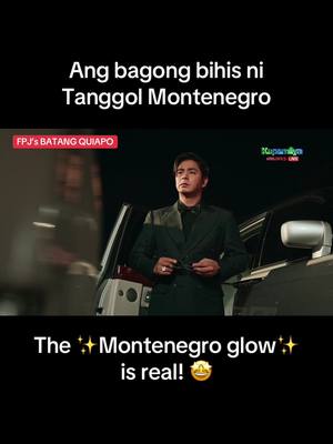 A post by @abscbn on TikTok caption: Ang laki ng glow up kumpara noong Dimaguiba pa siya. #FPJsBatangQuiapo #Kapamilya #ABSCBN #FYP #CocoMartin #Tanggol 