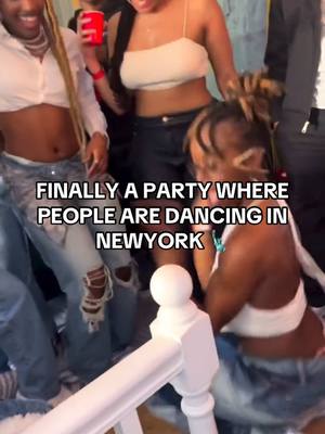 A post by @wehostlitparties on TikTok caption: FINALLY A PARTY WHERE PEOPLE ARE DANCING IN NEWYORK 🗽 #whlnradio #whln #fyp #newyork #sttwworldwide #whathappenedlastnight #brooklyn #parties #summerparty 