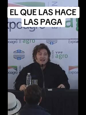 A post by @javiermileii on TikTok caption: viva la libertad carajo! #milei 