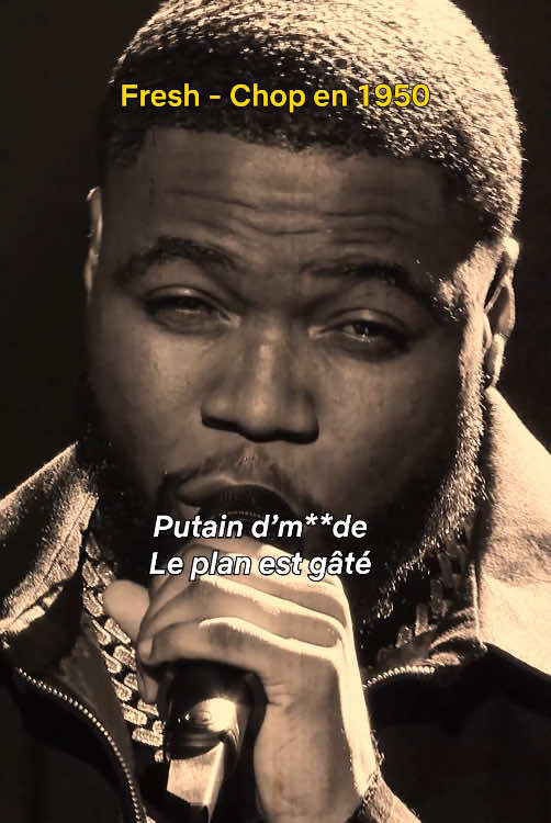A post by @nouvelleecolefr on TikTok caption: Fresh La Peufra ❌ Frisquette La Torgnole ✅ #nouvelleecole #freshlapeufra #rap #rapfr #rapfrancais #netflix #1950 @FRESH LA PEUFRA 