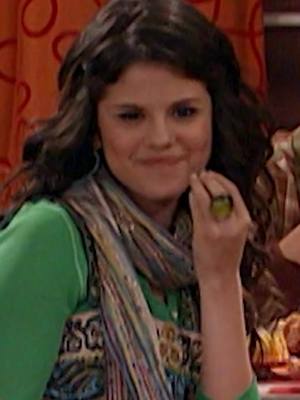 A post by @disneychannel on TikTok caption: Alex Russo staring straight through the camera and into our soul >>> 🎥: Wizards of Waverly Place