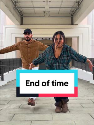 A post by @ on TikTok caption: Dancing with Shelby Miguel to Beyoncé #endoftime #beyonce #choreo #dancechallenge