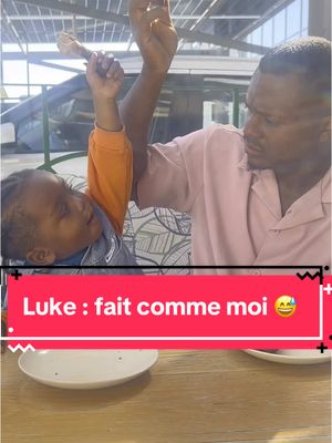 A post by @matifamily_luke on TikTok caption: 😂 OMG Luke le petit stratège @Mati Family #matifamily #matifaandluke #babyluke #funny #colab #matifa 